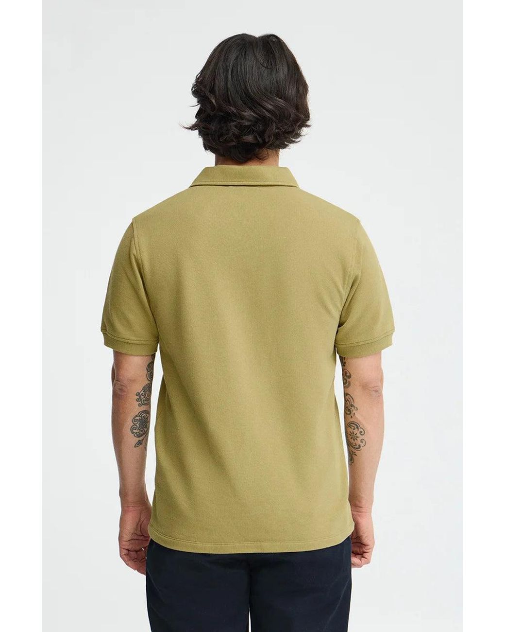 Polo Verde Foglia di POLO CLUB in Green da Uomo