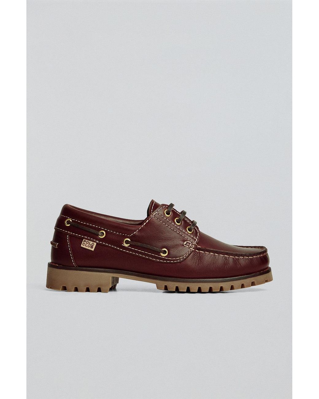 Scarpe Nautiche Marroni Oliver Con Personalizzazione di POLO CLUB in Brown da Uomo