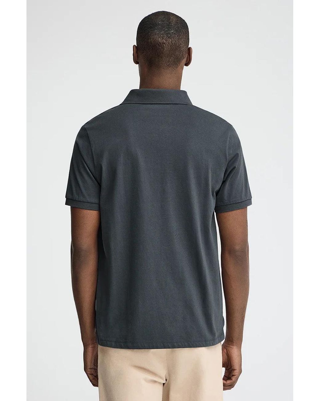 Polo Grigio Pietra Regular Fit di POLO CLUB in Gray da Uomo