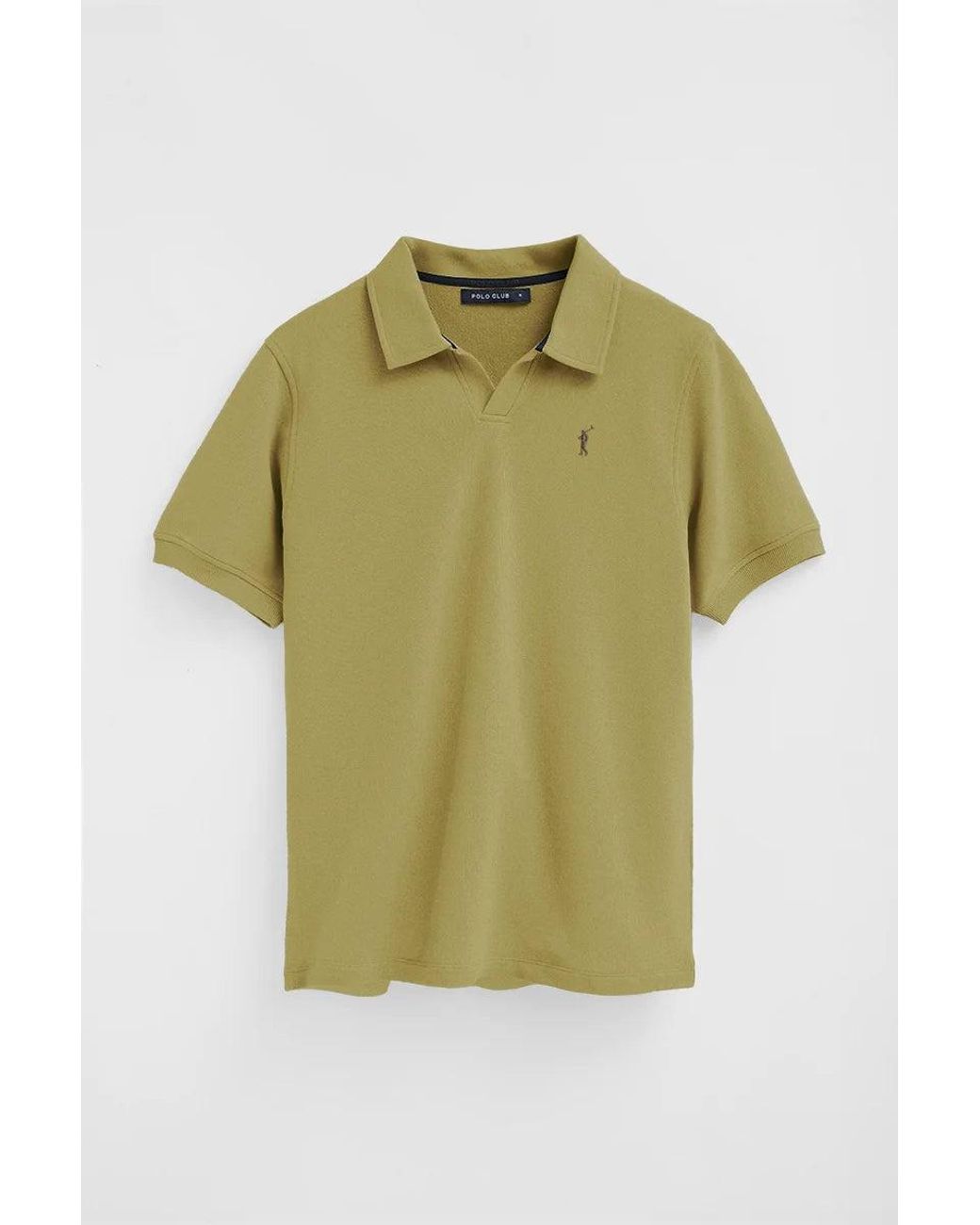 Polo Verde Foglia di POLO CLUB in Green da Uomo