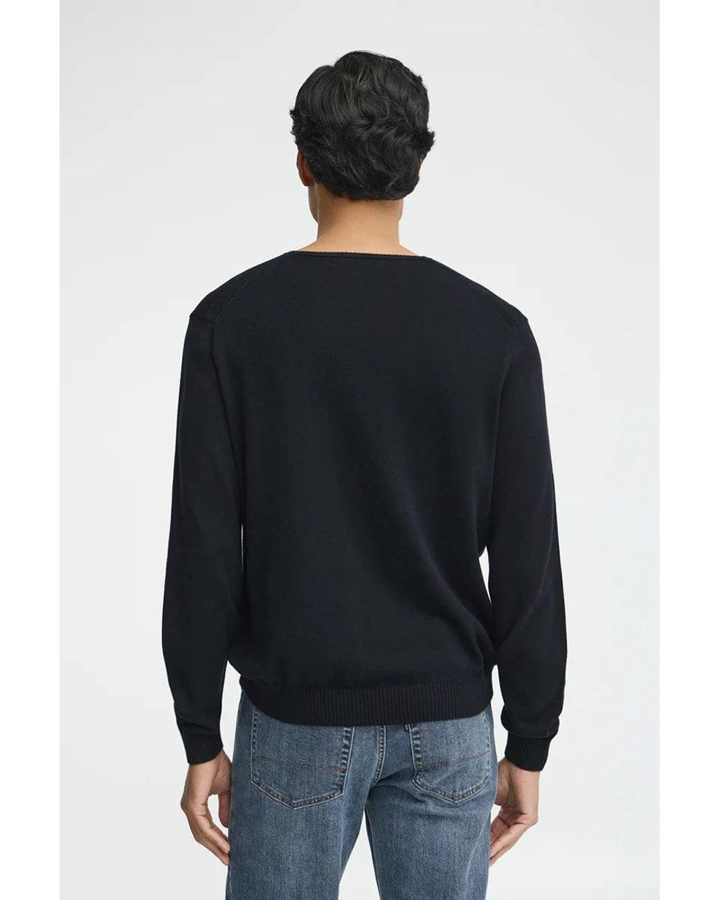 Maglione Blu Marino A Girocollo E Ricamo Rigby Go di POLO CLUB in Green da Uomo