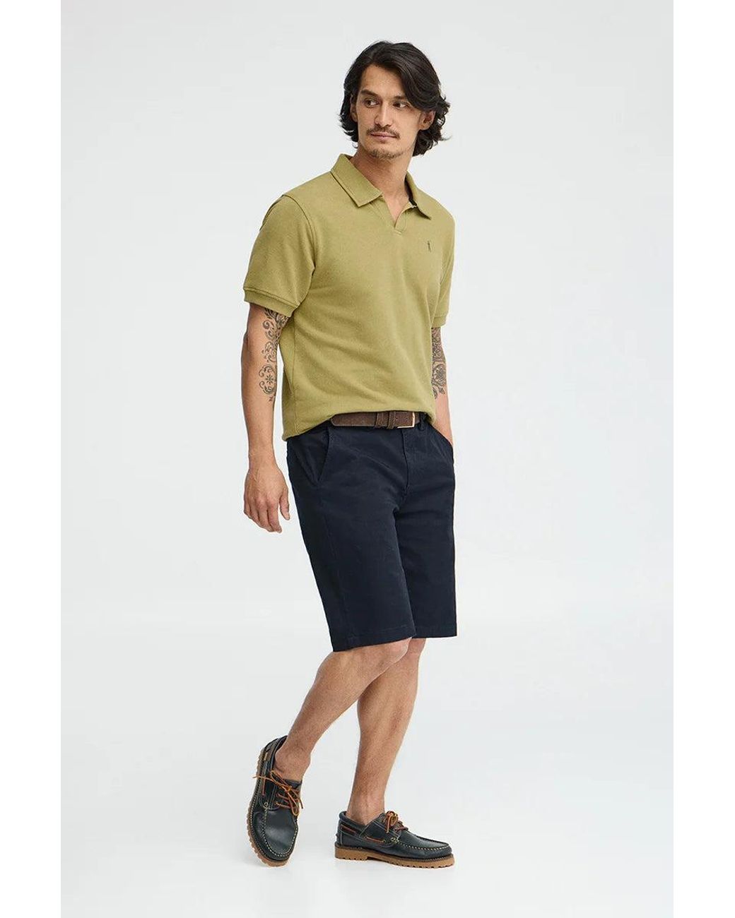 Polo Verde Foglia di POLO CLUB in Green da Uomo