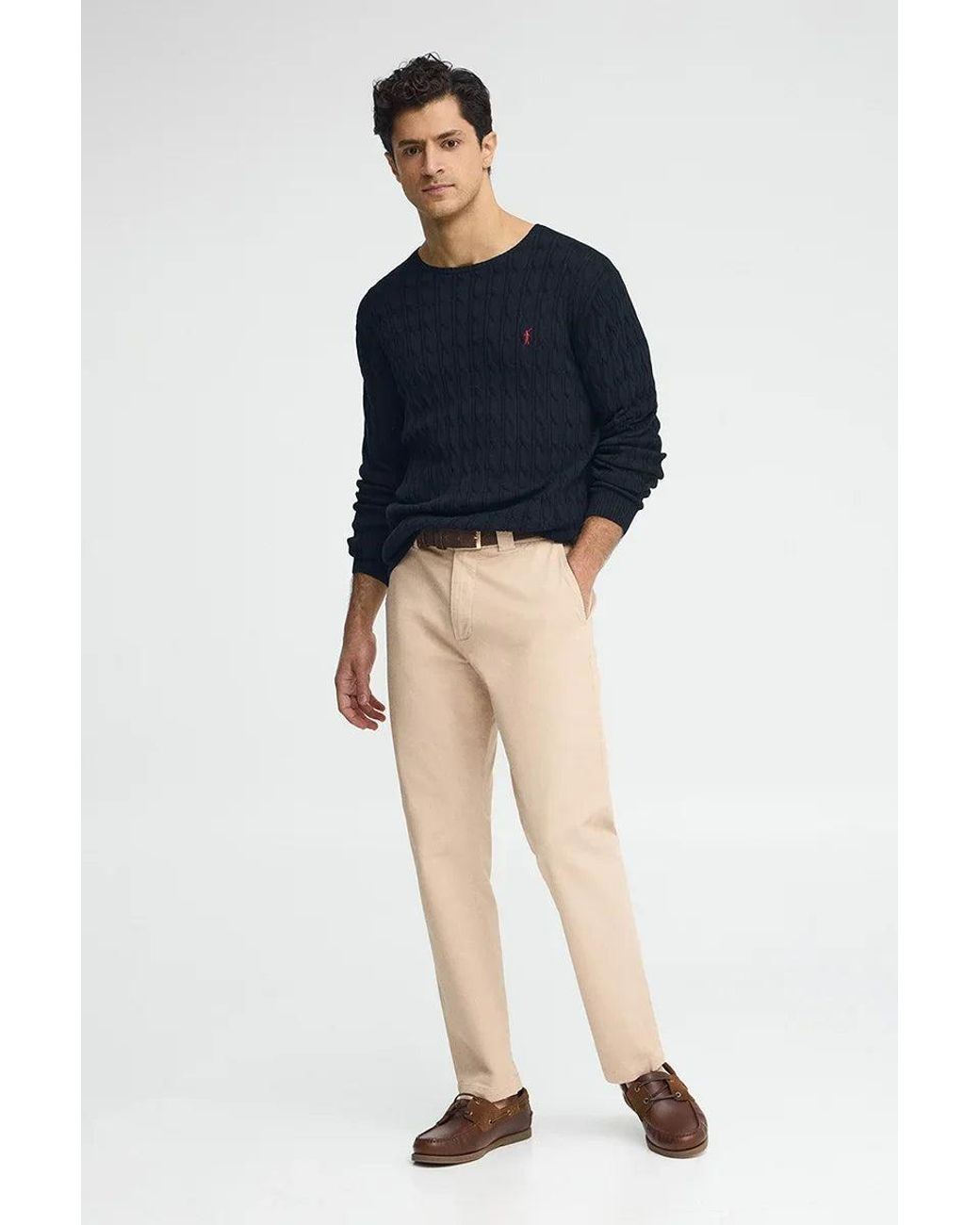 Maglione Blu Marino di POLO CLUB in Blue da Uomo