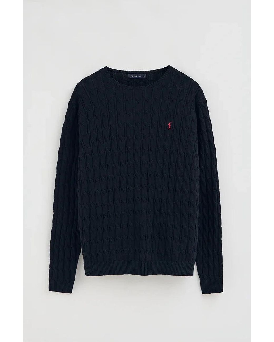 Maglione Blu Marino di POLO CLUB in Blue da Uomo