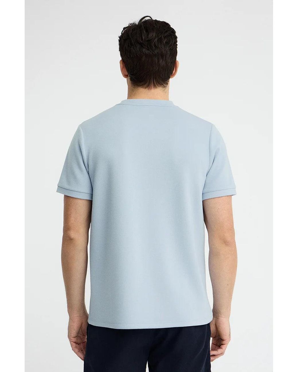 Maglietta Azzurra A Maniche Corte Con Logo Nautico di POLO CLUB in Blue da Uomo