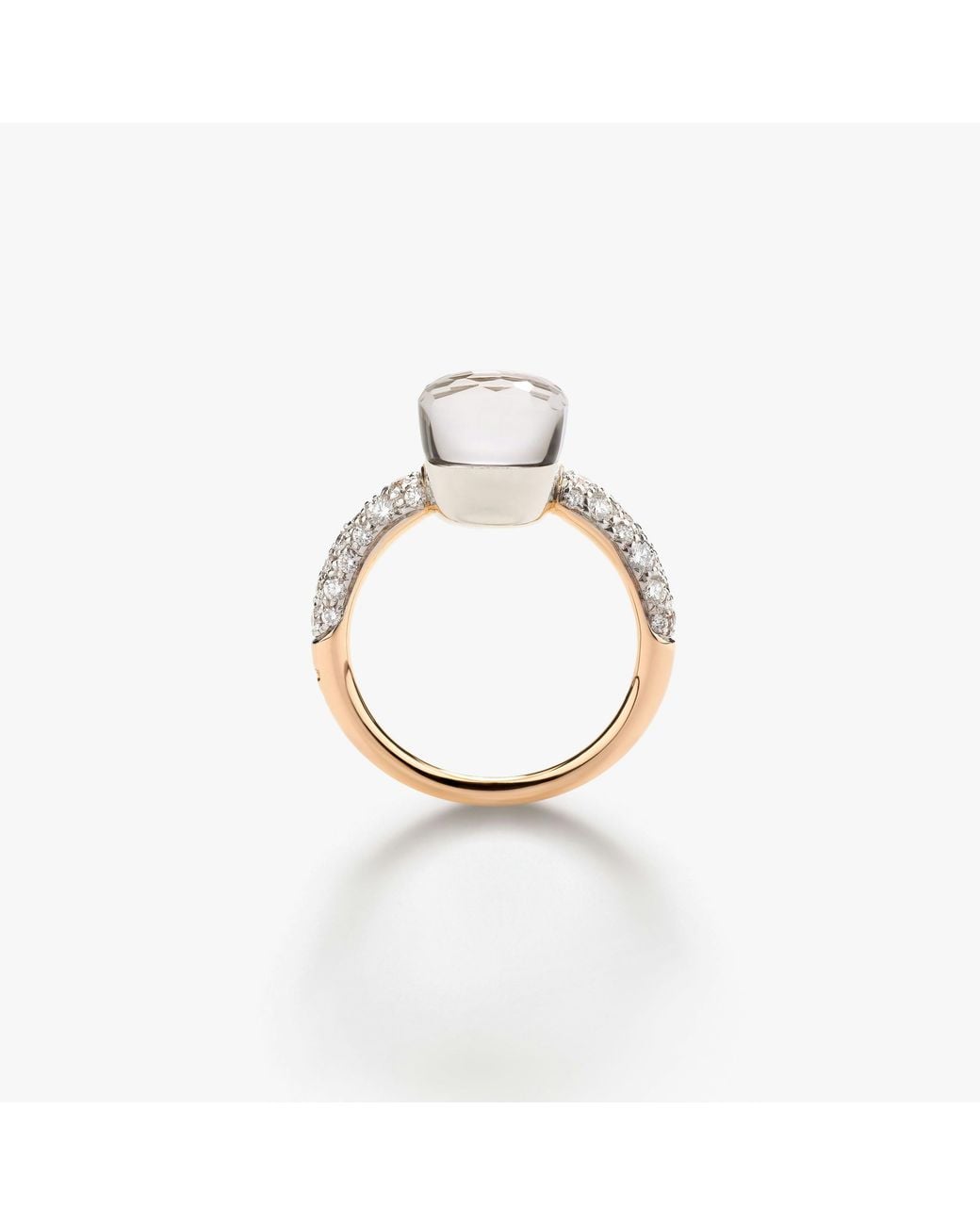 Pomellato White Kleiner Ring Nudo