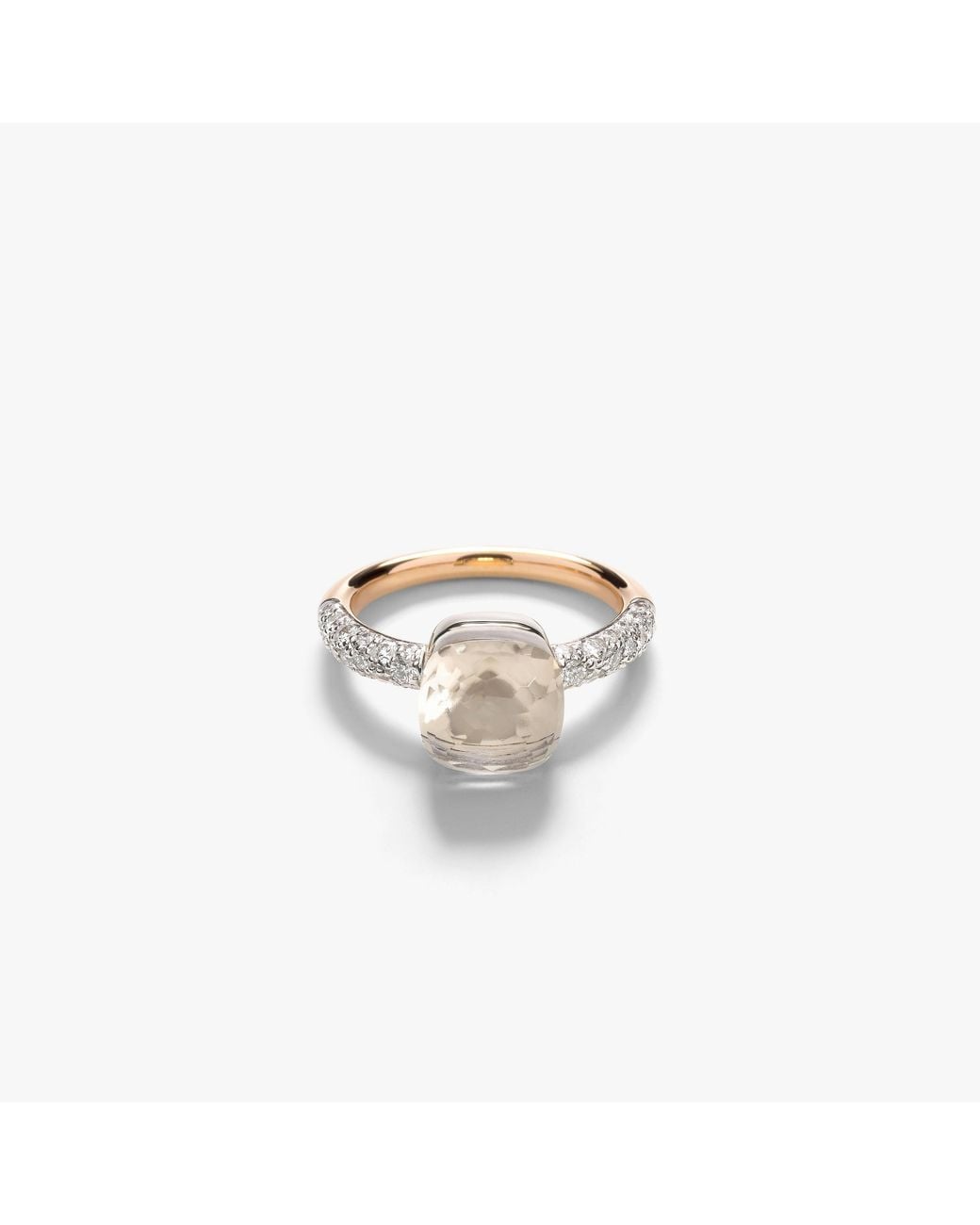 Pomellato White Kleiner Ring Nudo