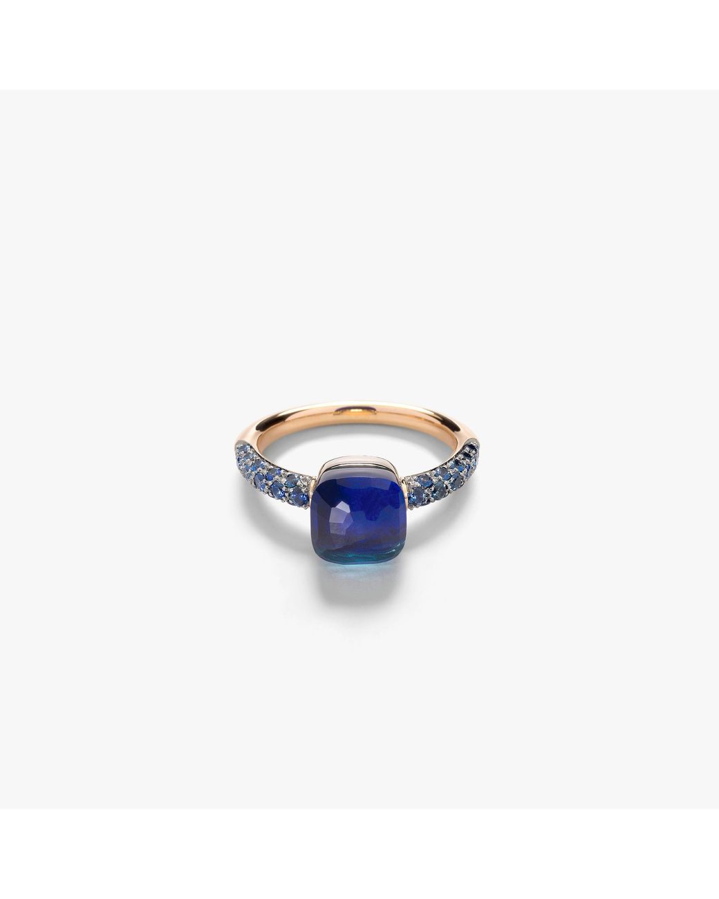 Pomellato Blue Ring Nudo Petit