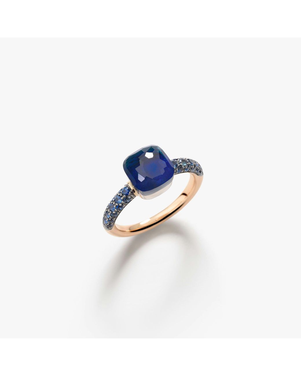 Pomellato Blue Ring Nudo Petit