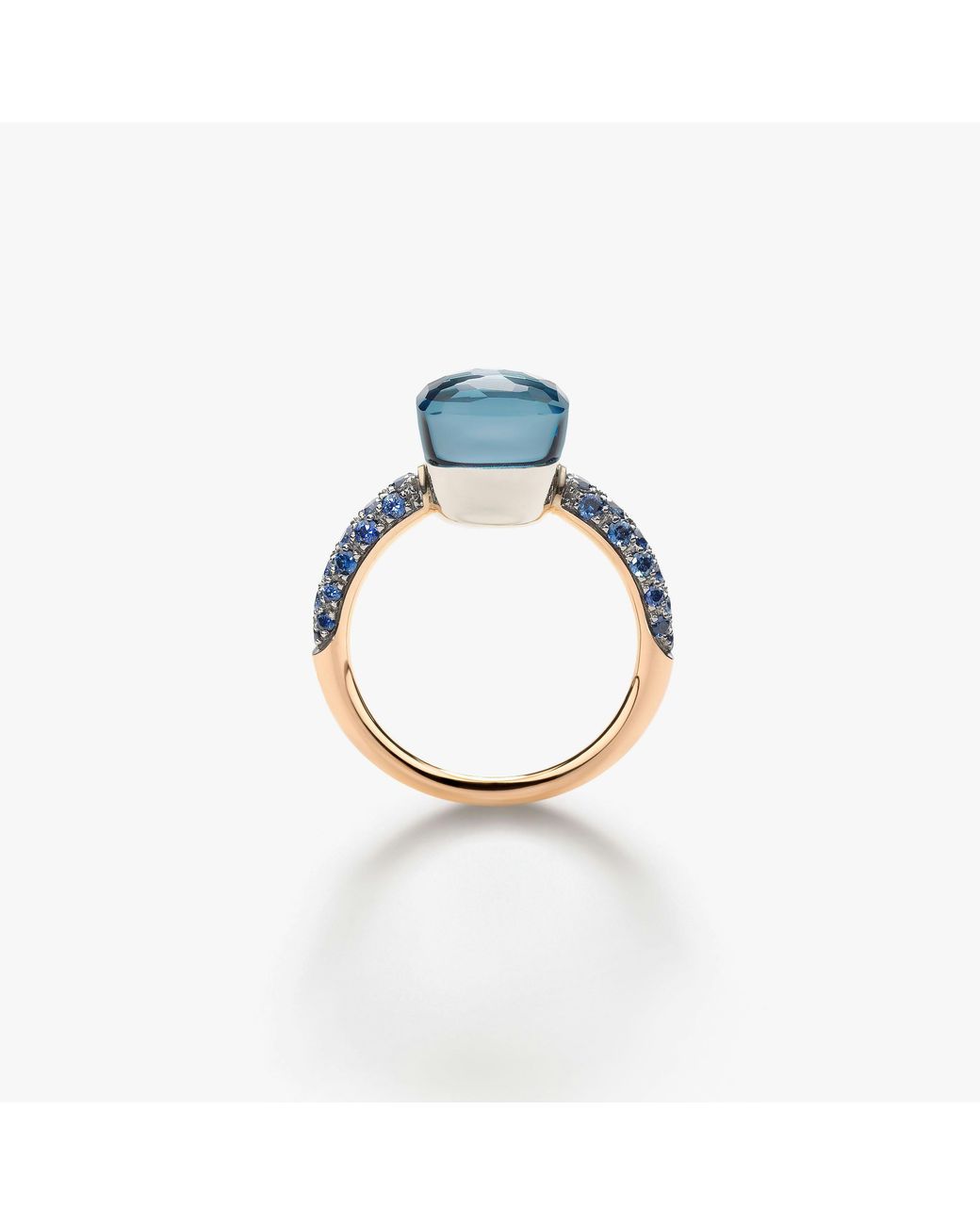 Pomellato Blue Ring Nudo Petit