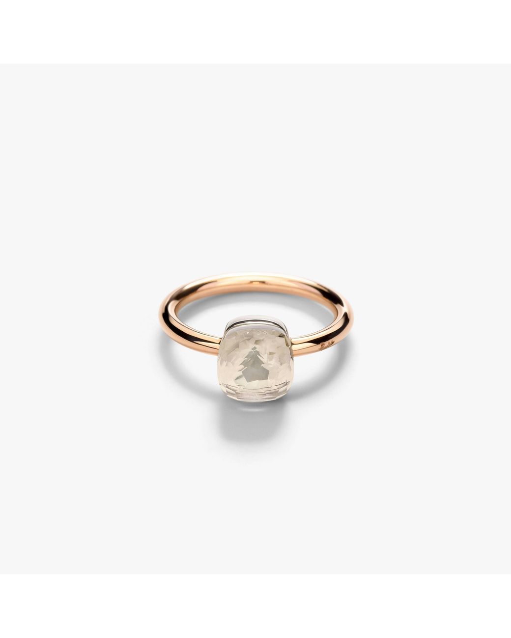 Pomellato White Ring Nudo Petit