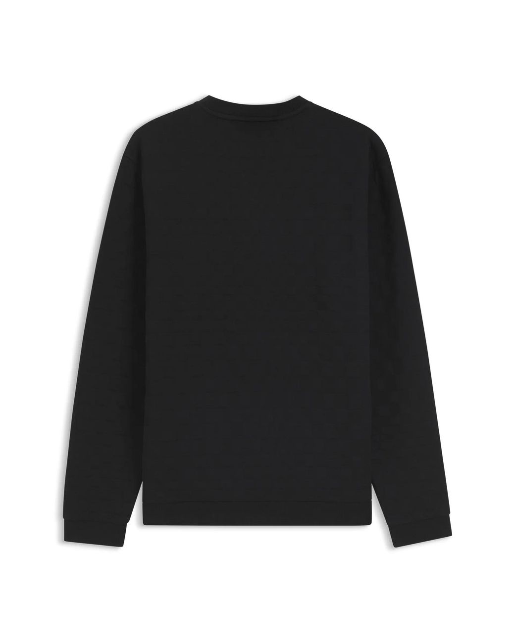 Porsche Lifestyle Black Sweatshirt With Pascha Check Jacquard for men