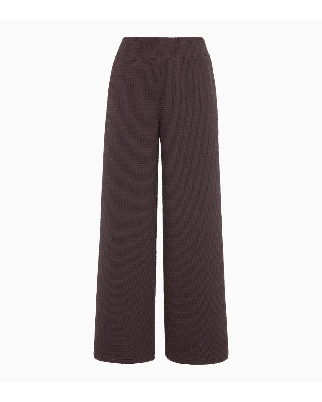 Porsche Lifestyle Brown Textured Trousers – Yoga Capsule Collection