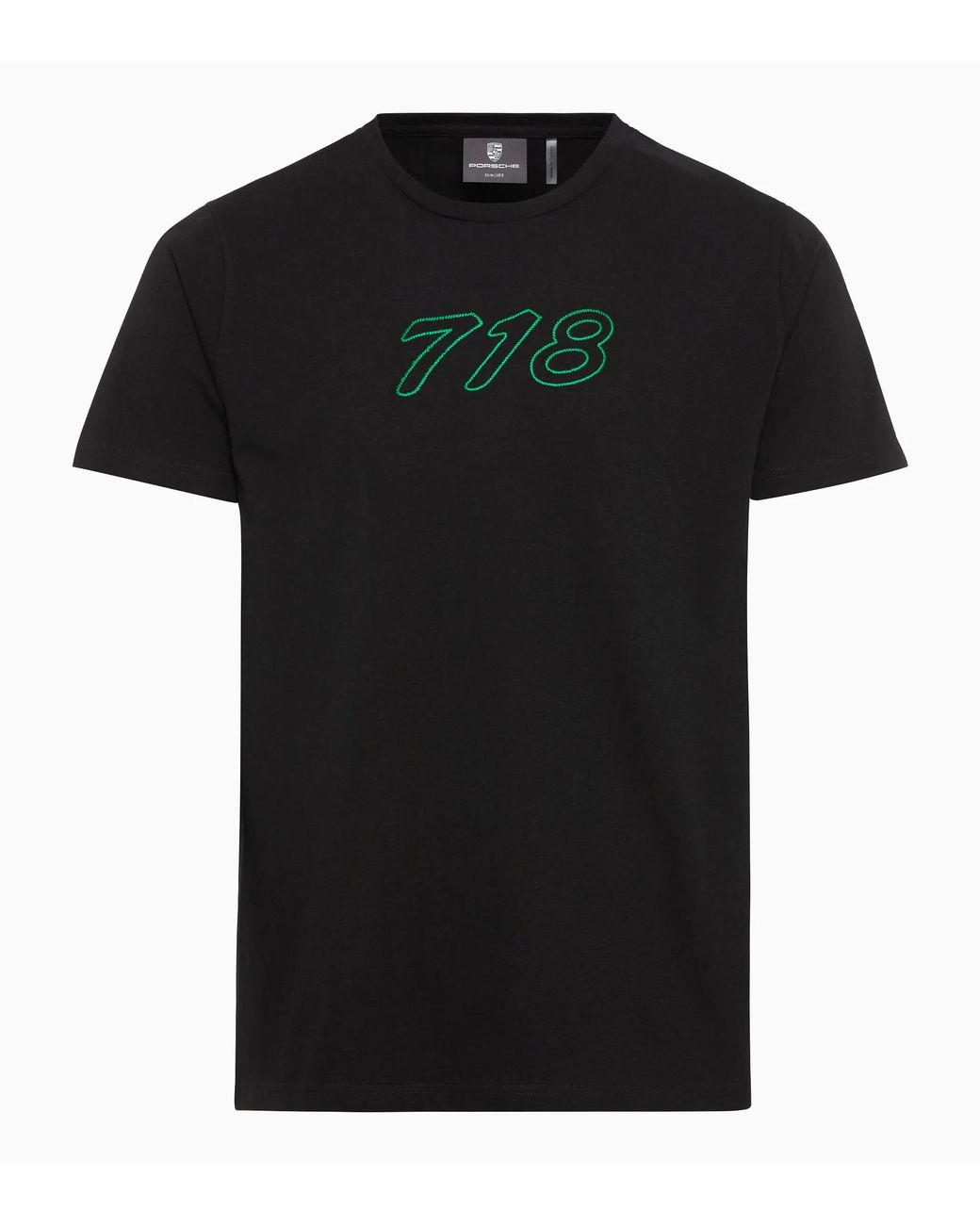 Porsche Lifestyle Black 718 T-Shirt