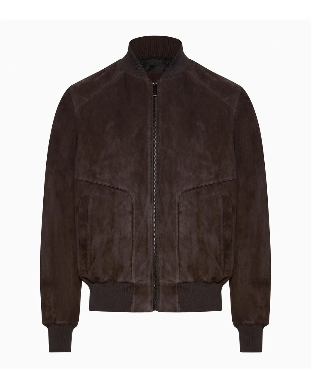Porsche Design Brown Classic Leather Jacket for men