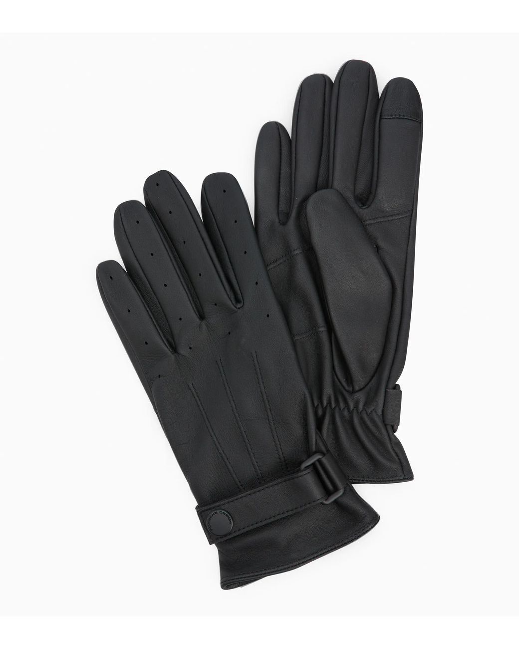 Porsche Design Driver Leather Gloves in Black für Herren