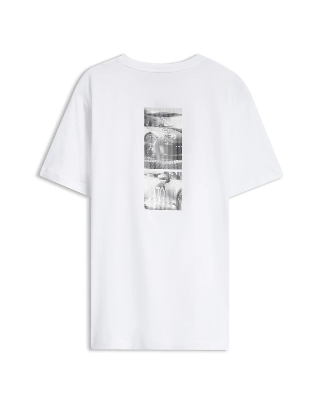 Porsche Lifestyle White Mercerised-Cotton T-Shirt With Gloss Logo for men