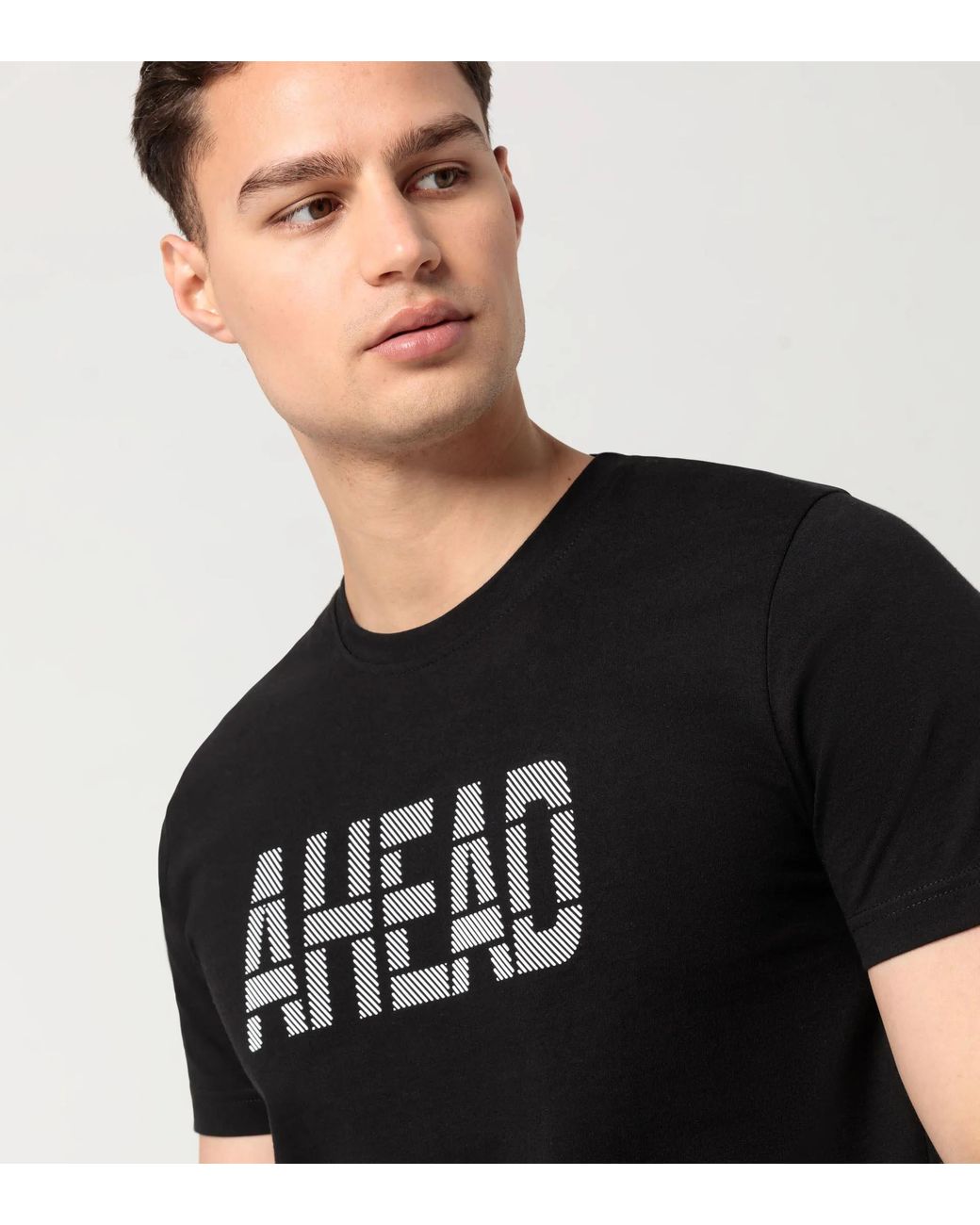 Porsche Lifestyle Black Ahead T-Shirt