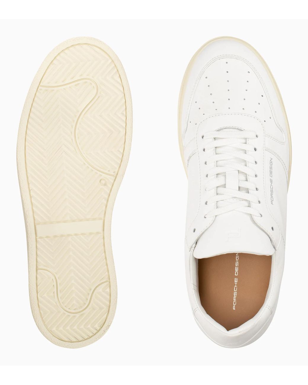 Porsche Design White Gumsole Trainers for men