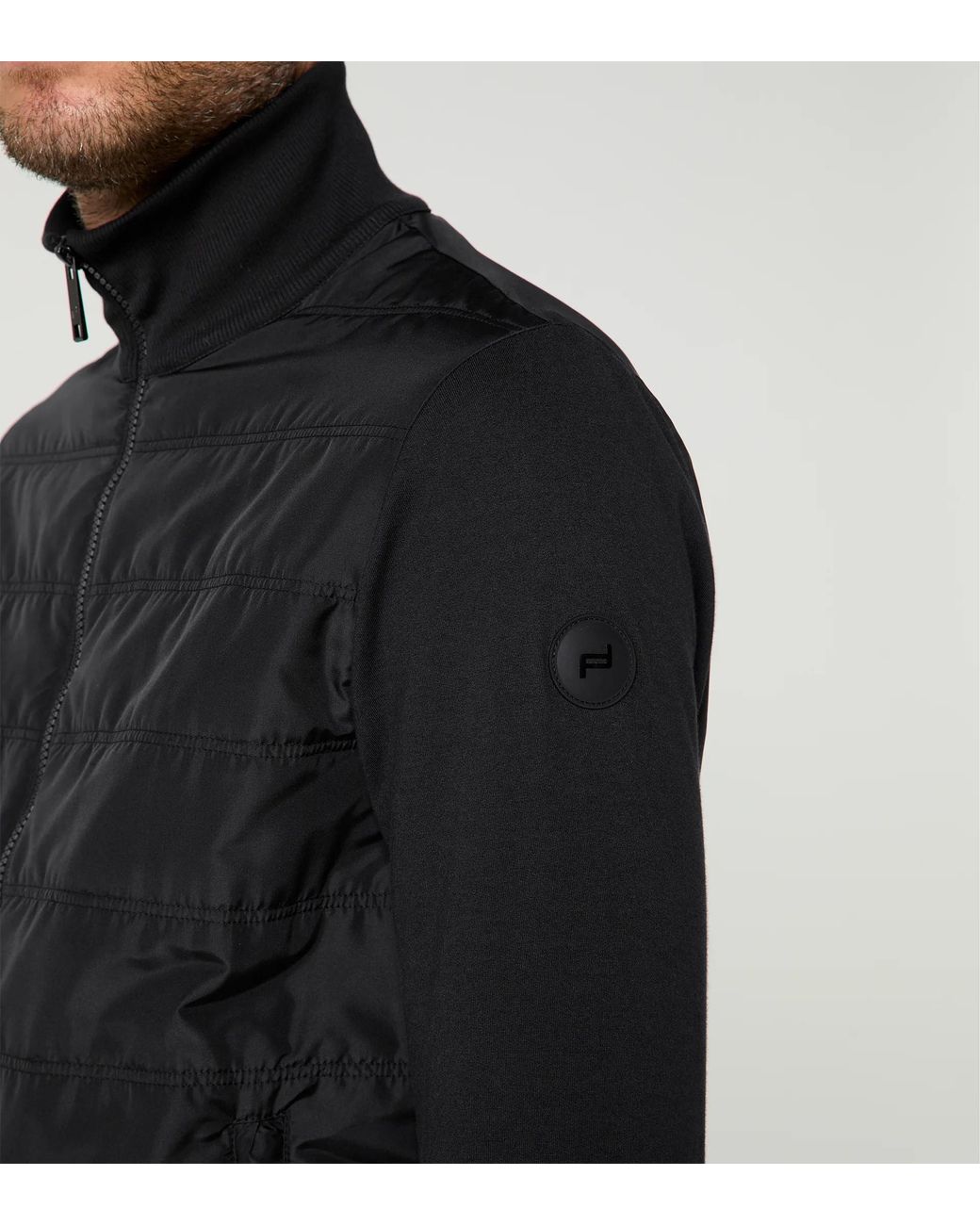 Porsche Design Black Hybrid Cardigan for men