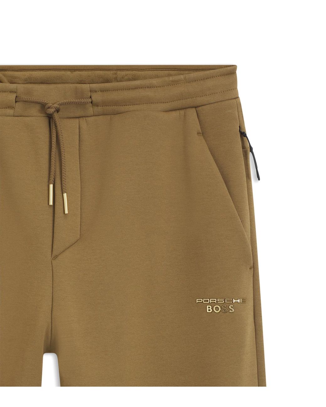 Porsche Lifestyle Natural Stretch-Jersey Tracksuit Bottoms With Logo for men
