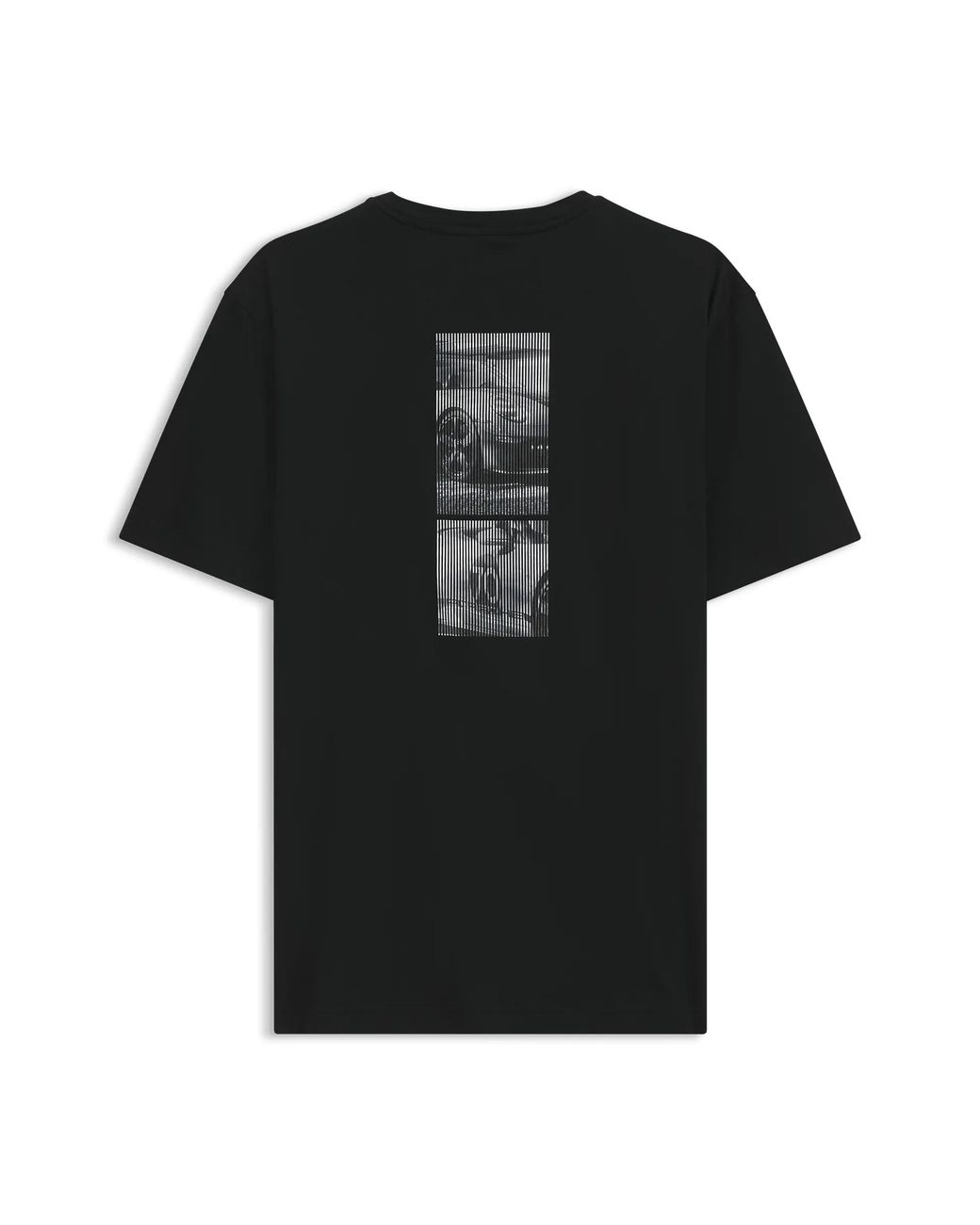 Porsche Lifestyle Black Mercerised-Cotton T-Shirt With Gloss Logo for men