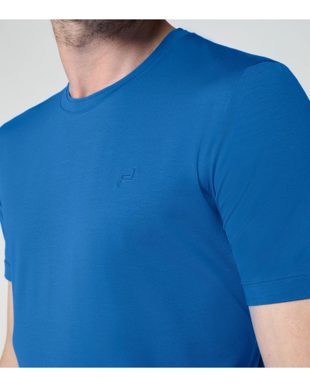 Porsche Design Blue Crew-Neck T-Shirt for men