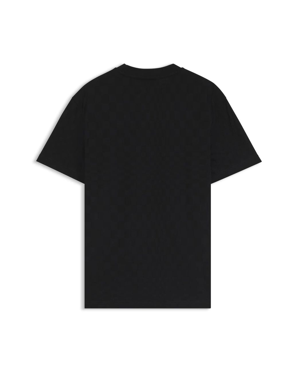 Porsche Lifestyle Black Cotton T-Shirt With Pascha Pattern for men