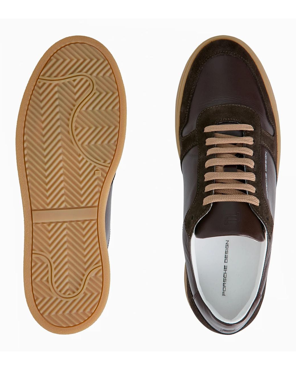 Porsche Design Brown Gumsole Trainers for men