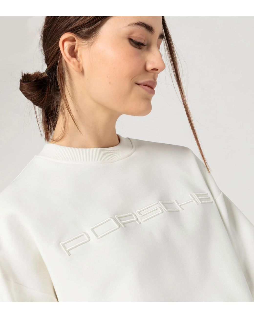 Porsche Lifestyle White Jumper – Essential