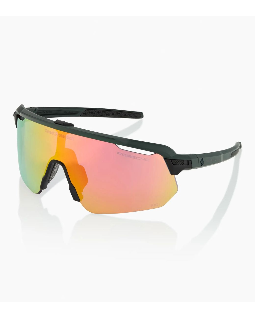 Porsche Lifestyle Pink Shinobi Rig Reflect Sport Sunglasses — Porsche X Sweet Protection
