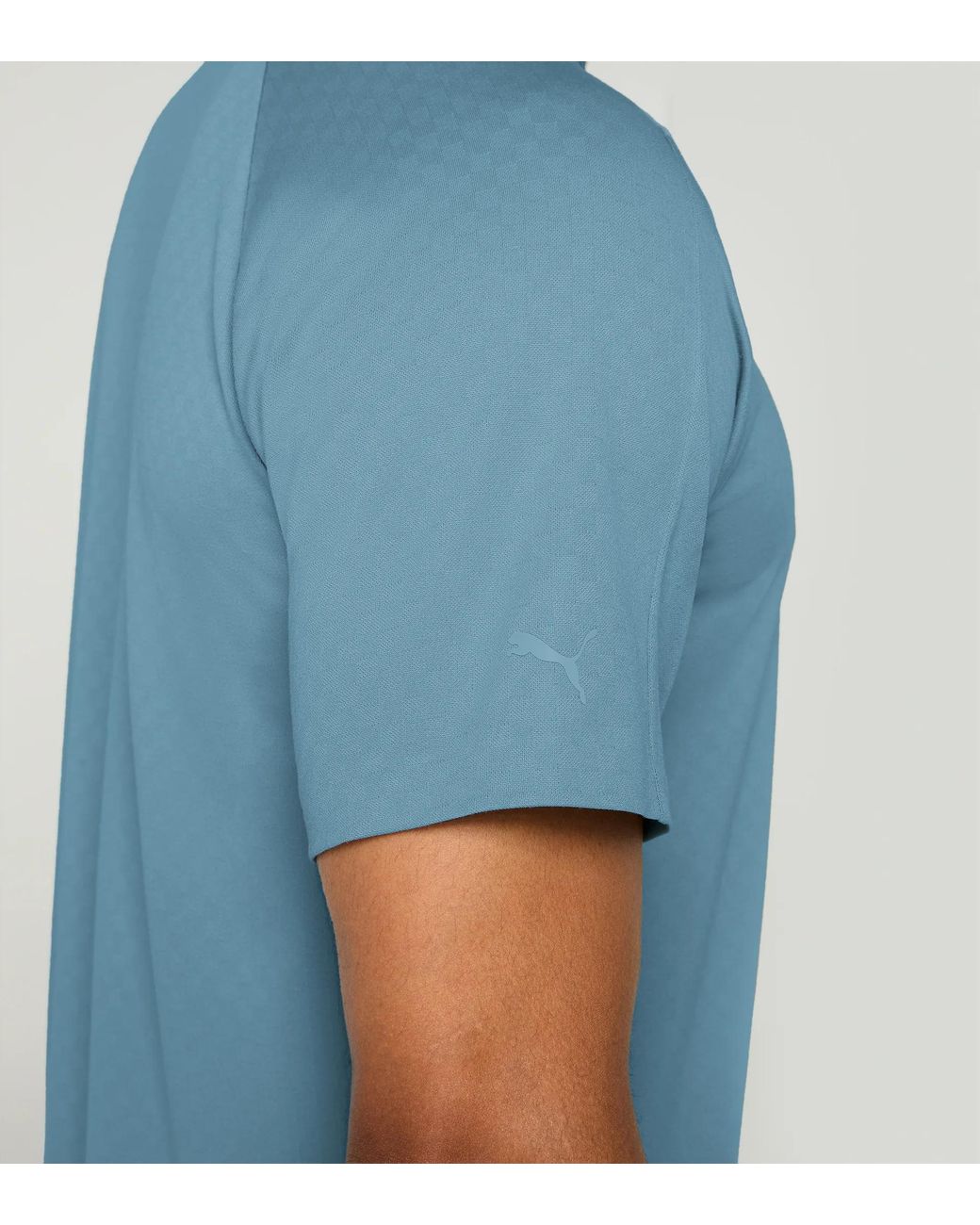 Porsche Design Blue Sport-Tex Jacquard T-Shirt for men