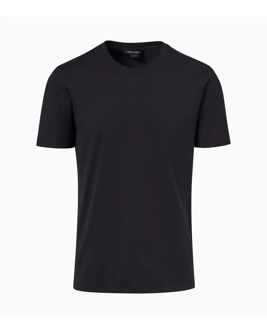 Porsche Design Black Crew Neck T-Shirt for men