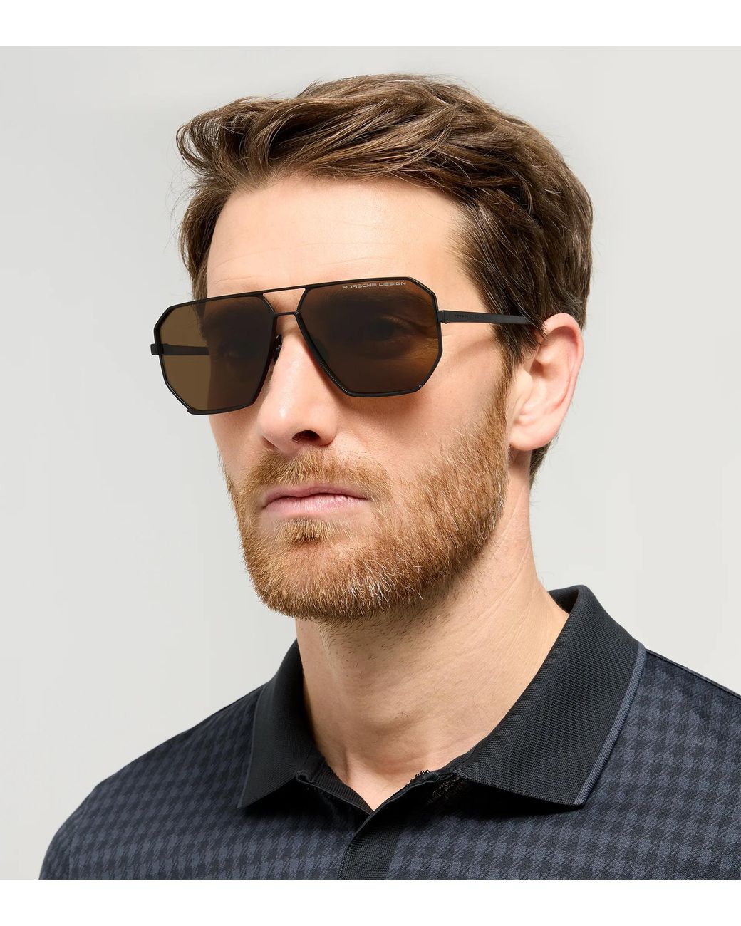 Porsche Design Brown Sunglasses Targa #2 for men