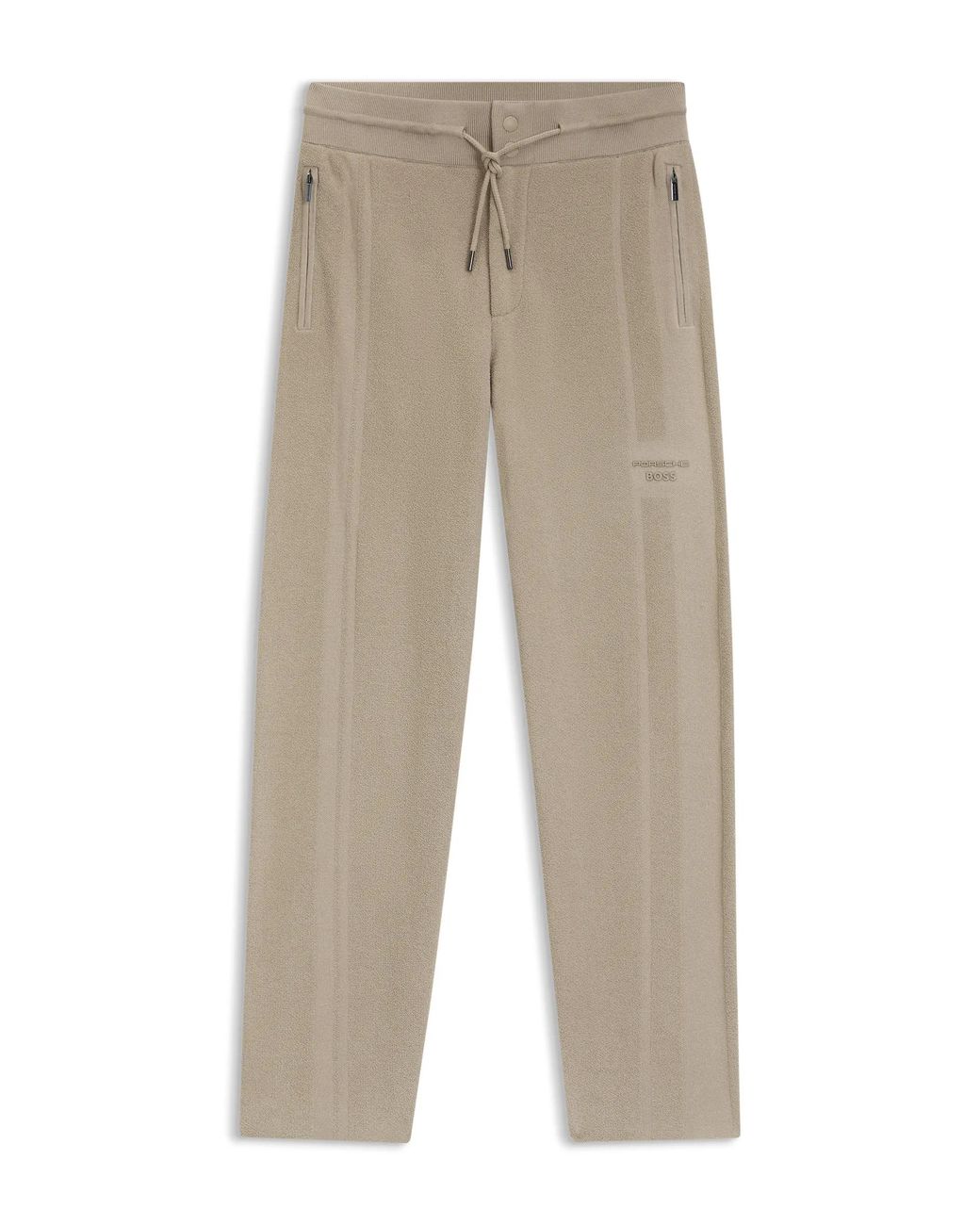 Porsche Lifestyle Natural Tracksuit Bottoms With Contrast Details for men