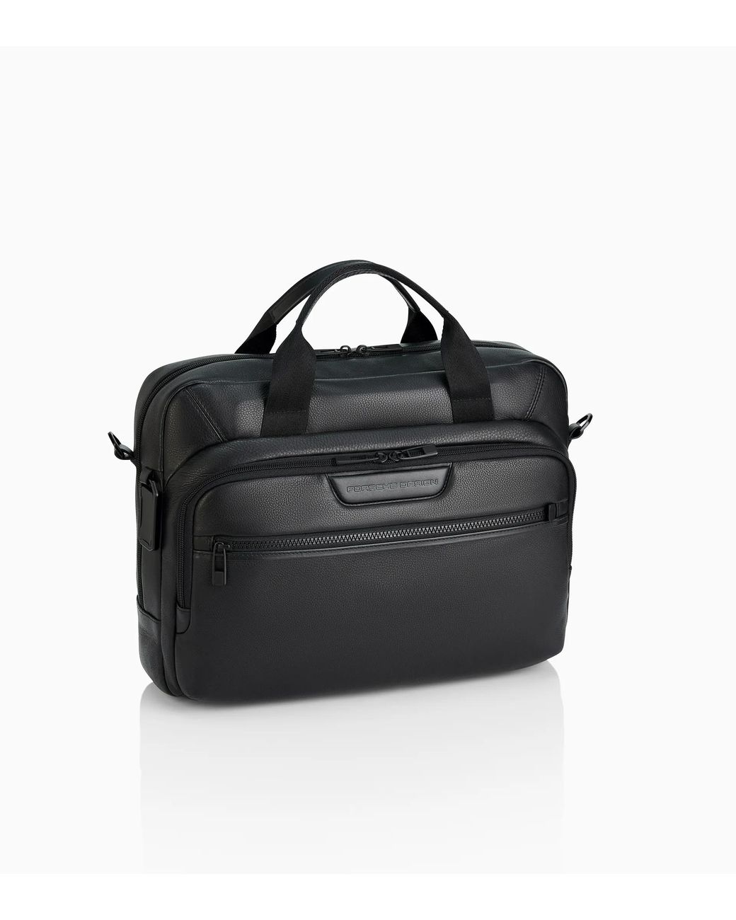 Porsche Design Black Roadster Leather Briefcase