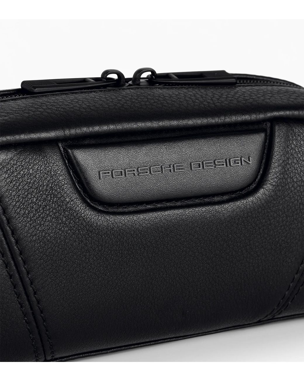 Porsche Design Black Roadster Leather Accessory Pouch