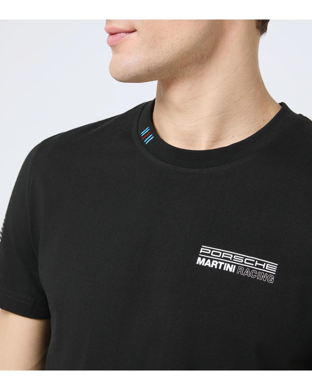 Porsche Lifestyle Black T-Shirt – Martini Racing