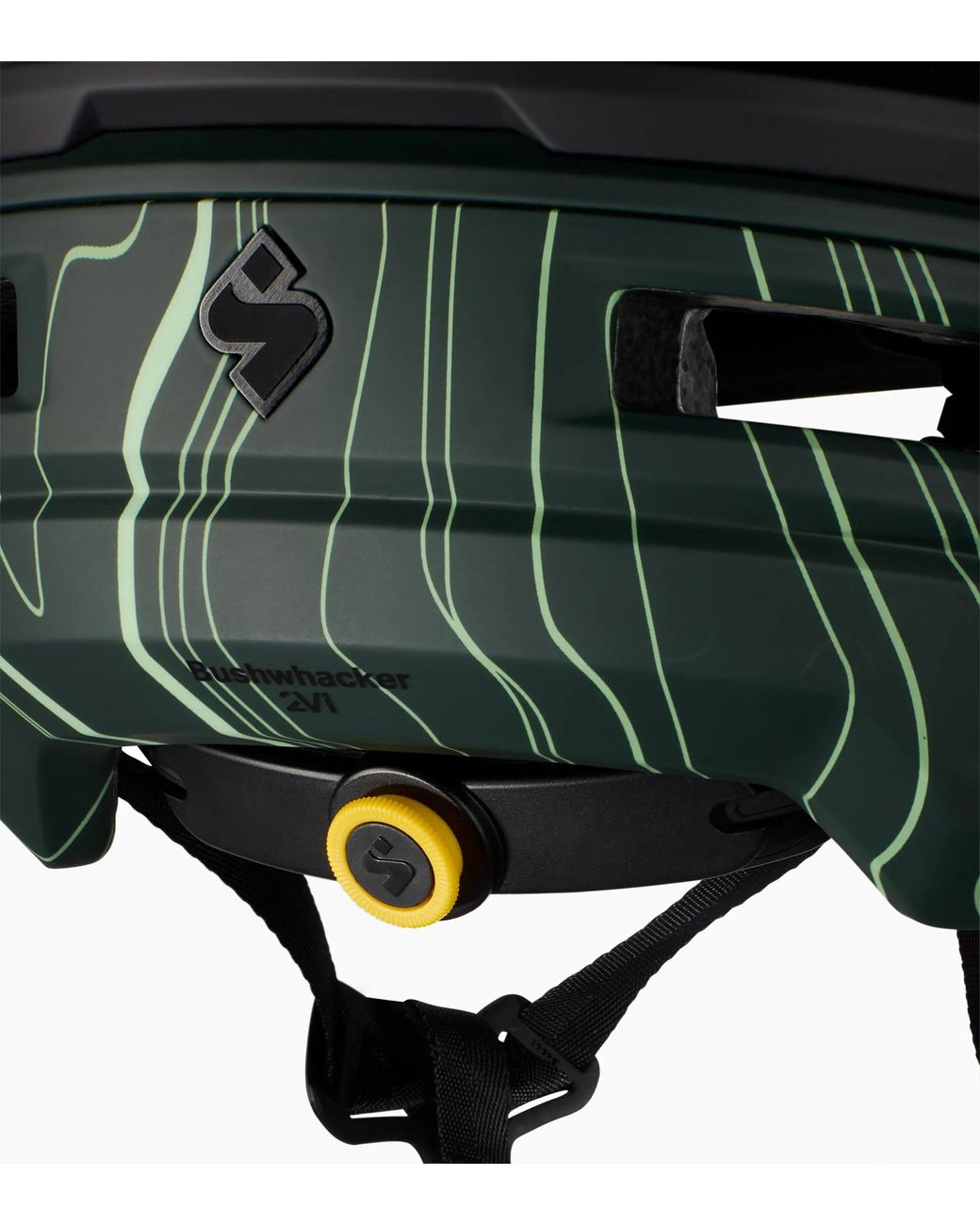 Porsche Lifestyle Green Bushwhacker 2Vi Mips Mountain Bike Helmet — Porsche X Sweet Protection