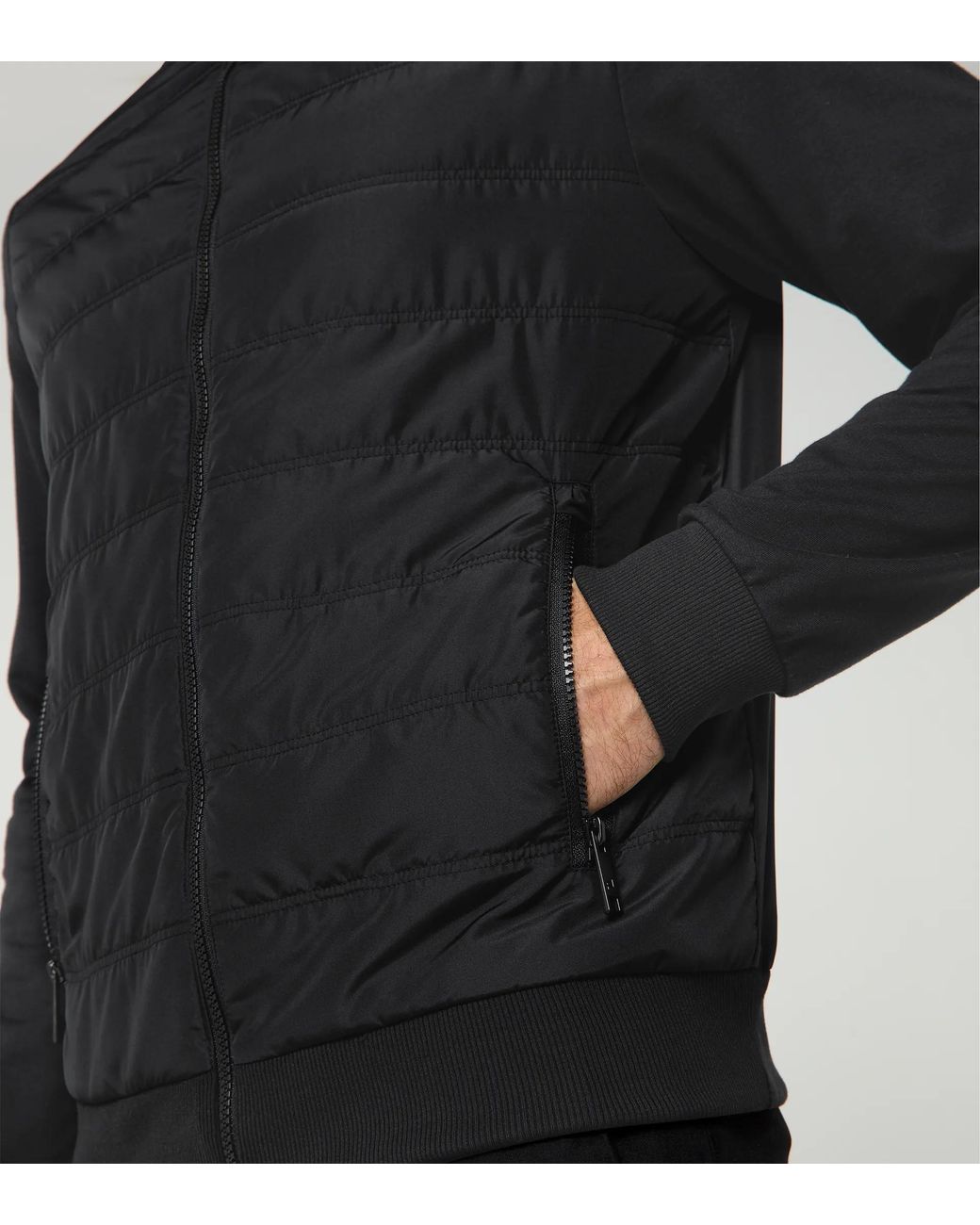 Porsche Design Black Hybrid Cardigan for men