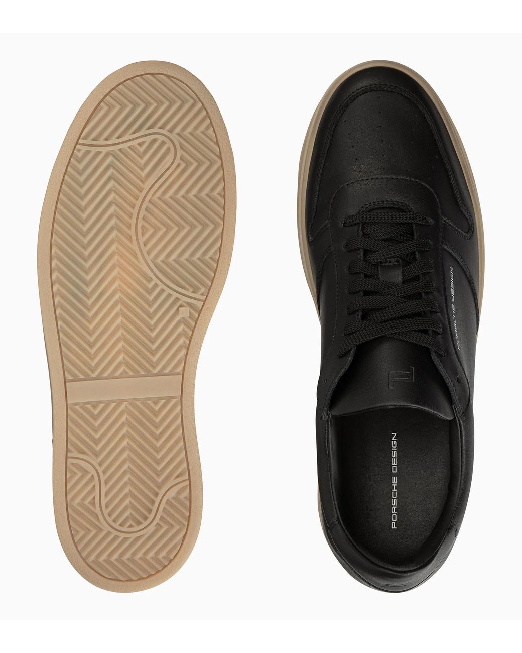 Porsche Design Black Gumsole Trainers for men