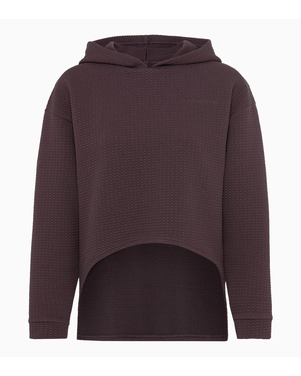 Porsche Lifestyle Purple Textured Hoodie – Yoga Capsule Collection