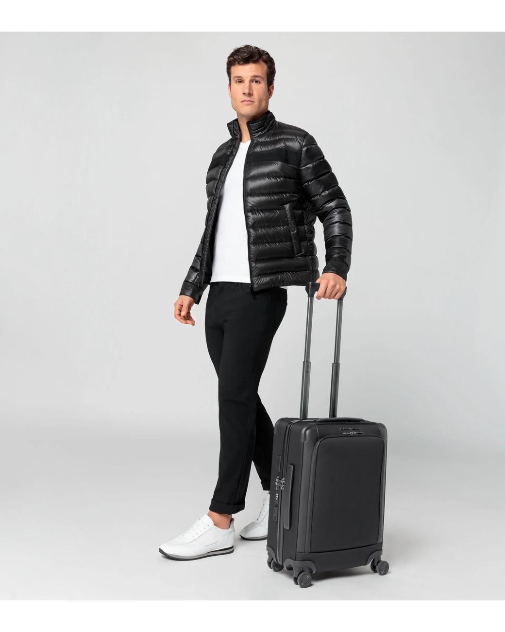 Porsche Design Black Roadster Nylon 4Wtrolley