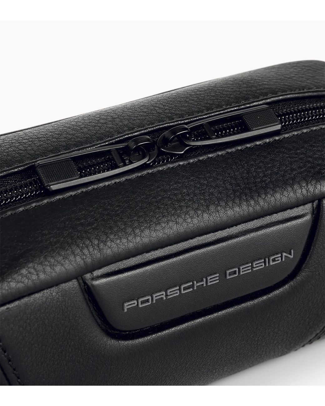 Porsche Design Black Roadster Leather Accessory Pouch