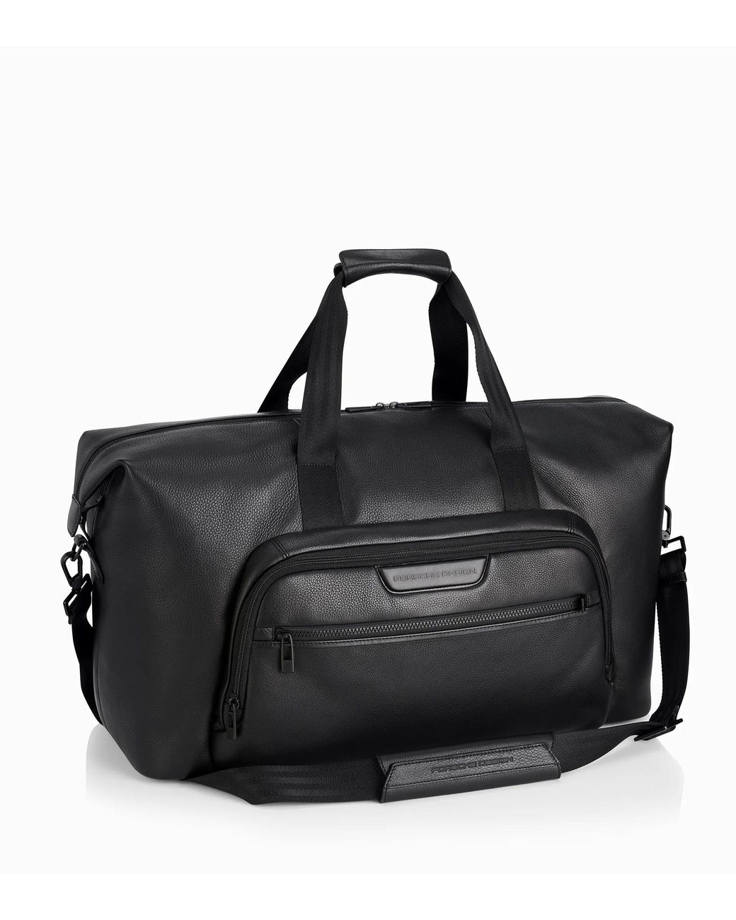 Porsche Design Black Roadster Leather Weekender