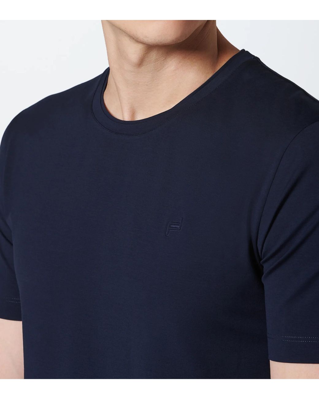 Porsche Design Blue Crew Neck T-Shirt for men