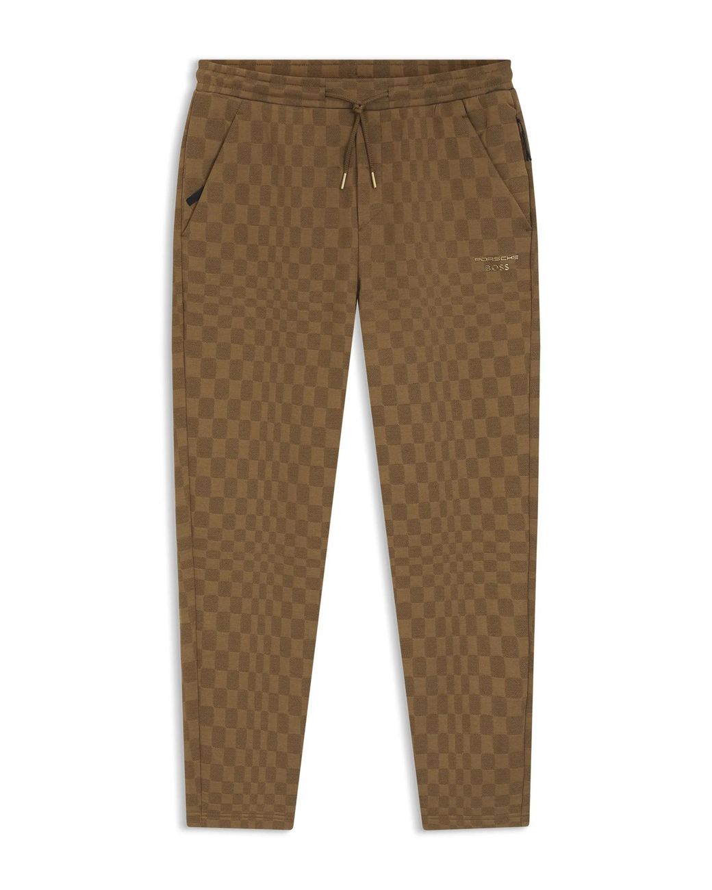 Porsche Lifestyle Natural Tracksuit Bottoms With Pascha Pattern for men