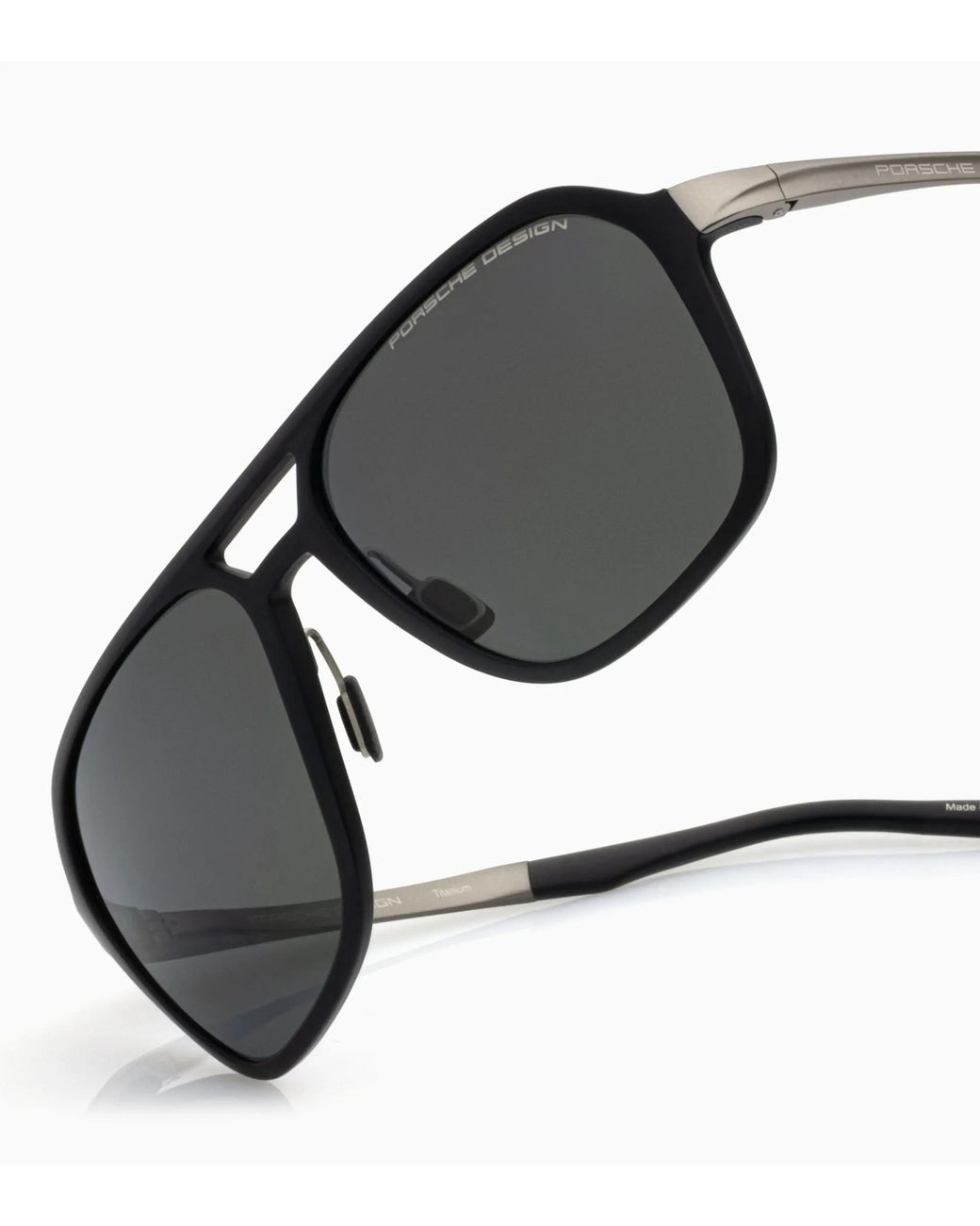 Porsche Design Black Sunglasses Flowing Titanium #3 for men