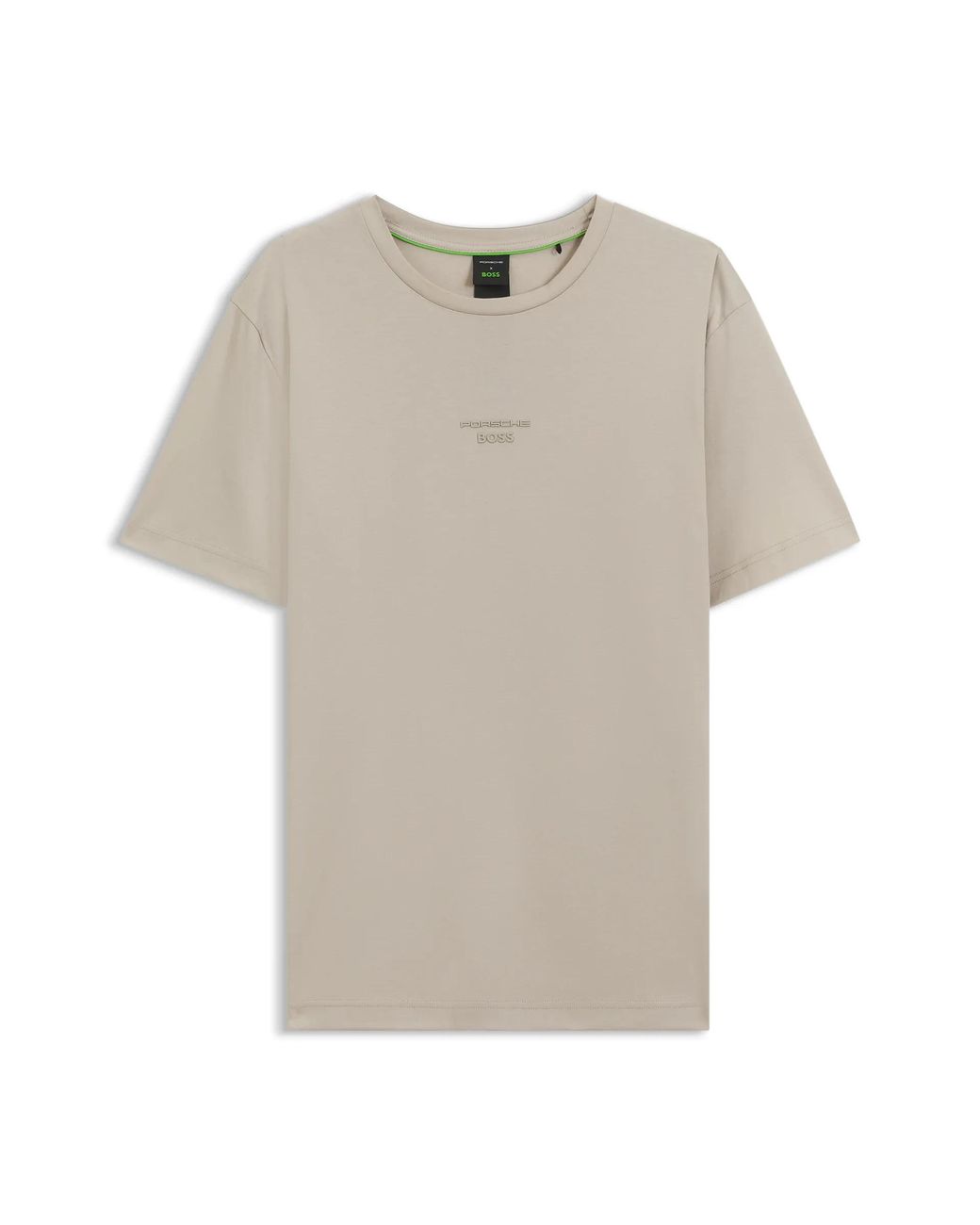 Porsche Lifestyle Natural Mercerised-Cotton T-Shirt With Gloss Logo for men