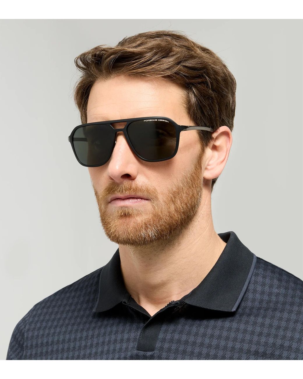 Porsche Design Black Sunglasses Flowing Titanium #3 for men
